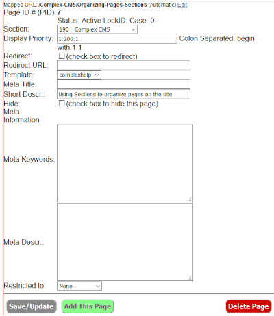 Bottom Section of Content Edit page (thumbnail).